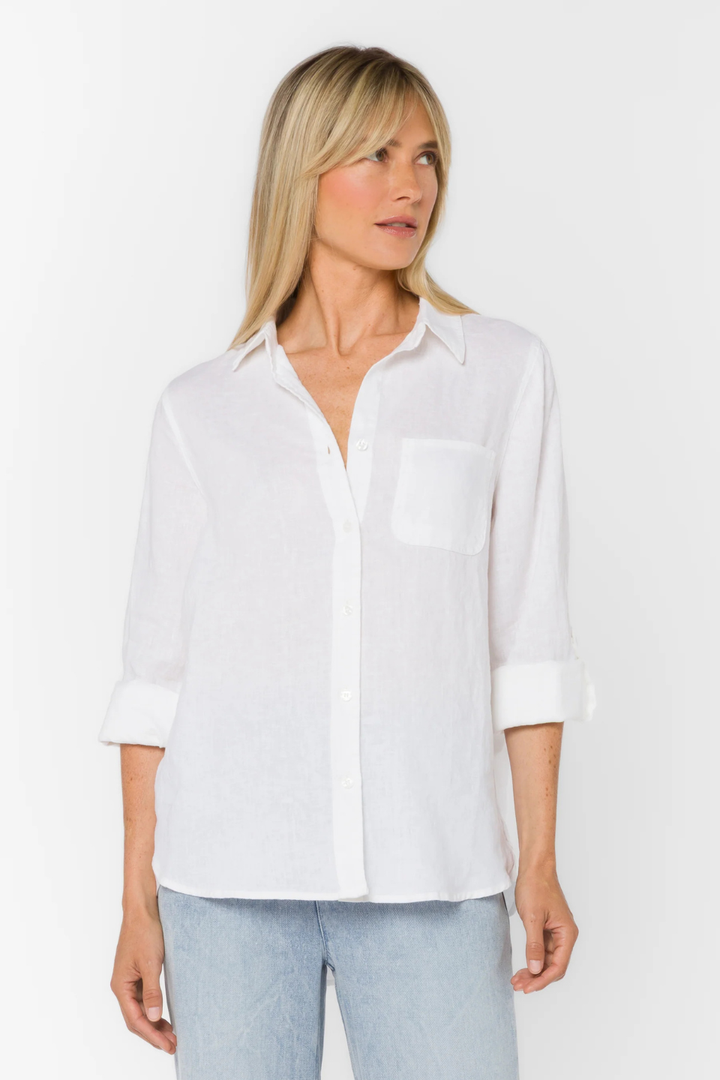Elisa Optic White Shirt VELVET HEART