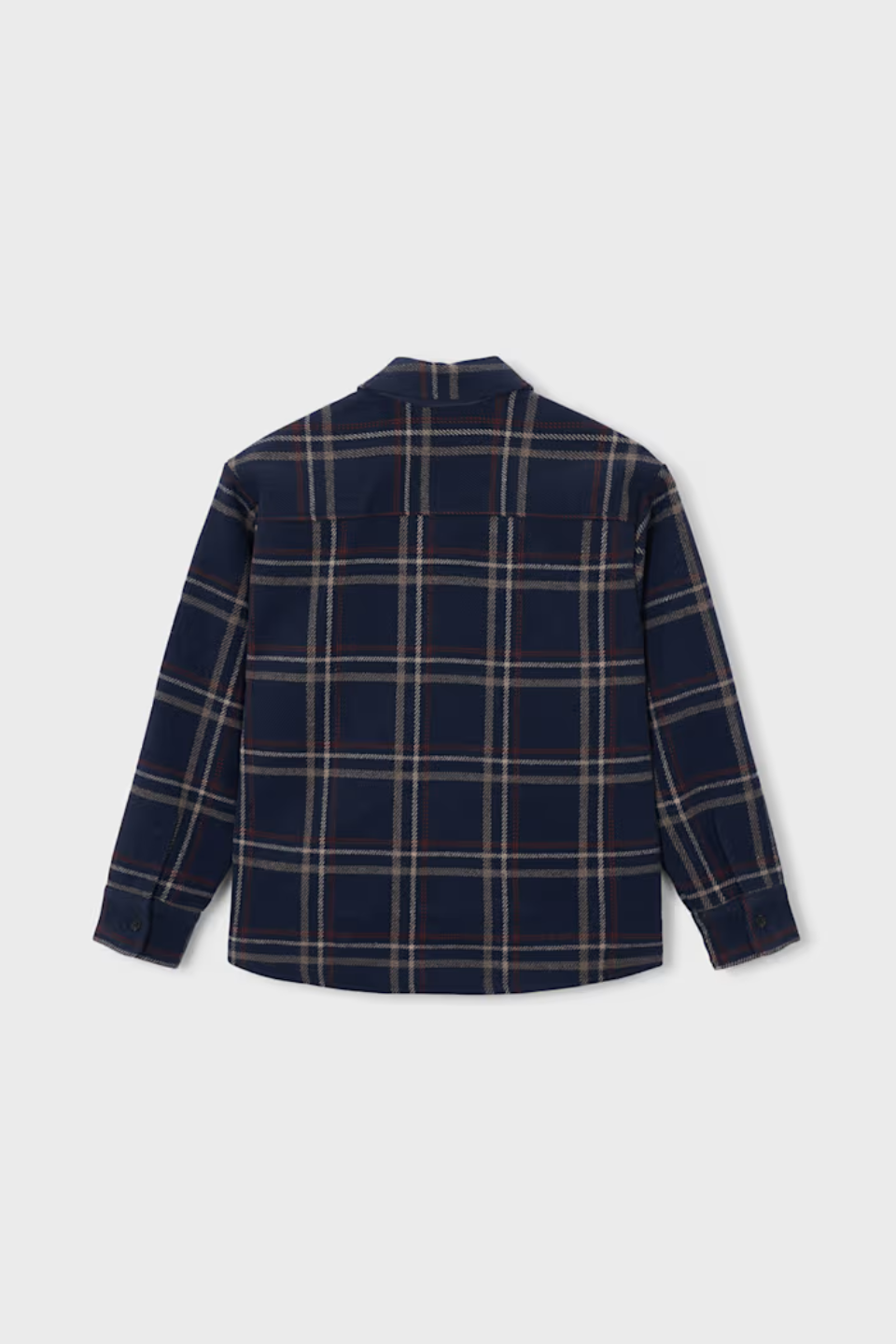 Boston Boys Plaid Wool Overshirt