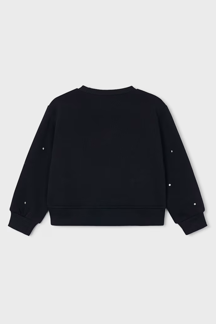 Mayoral Girl Applique Sweatshirt