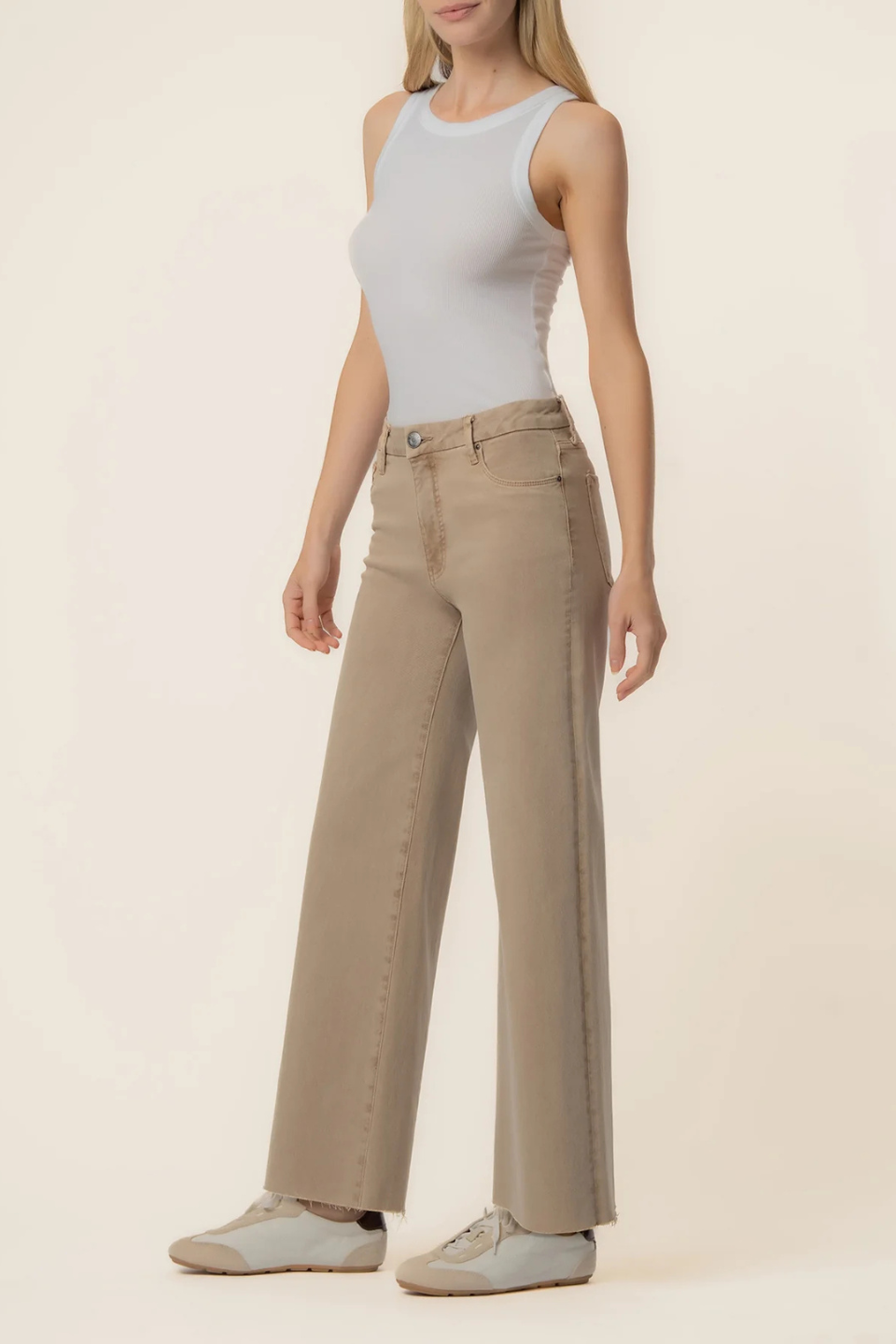 Kut From The Kloth Meg High Rise Wide Leg in Chai KUT