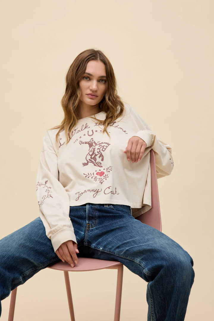 Johnny Cash Walk The Line Meet & Greet Long Sleeve