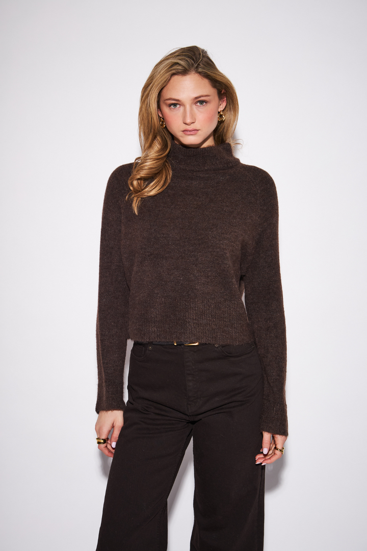 John + Jenn Oliver Mock Neck Sweater