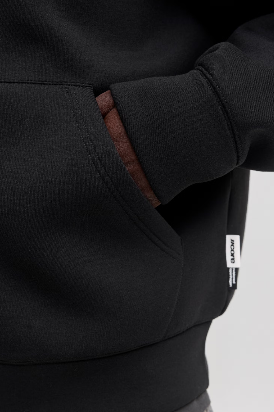Jack &amp; Jones Loose Fit Scuba Zip Hoodie