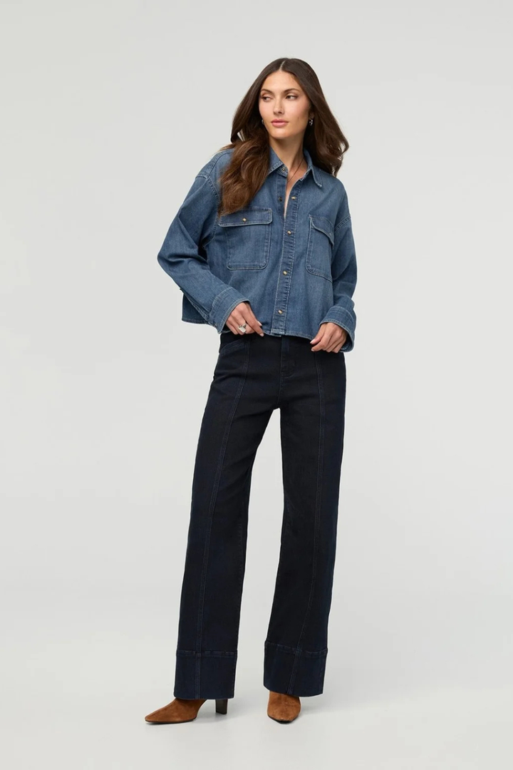 DU/ER Performance Denim Lite Boxy Shirt