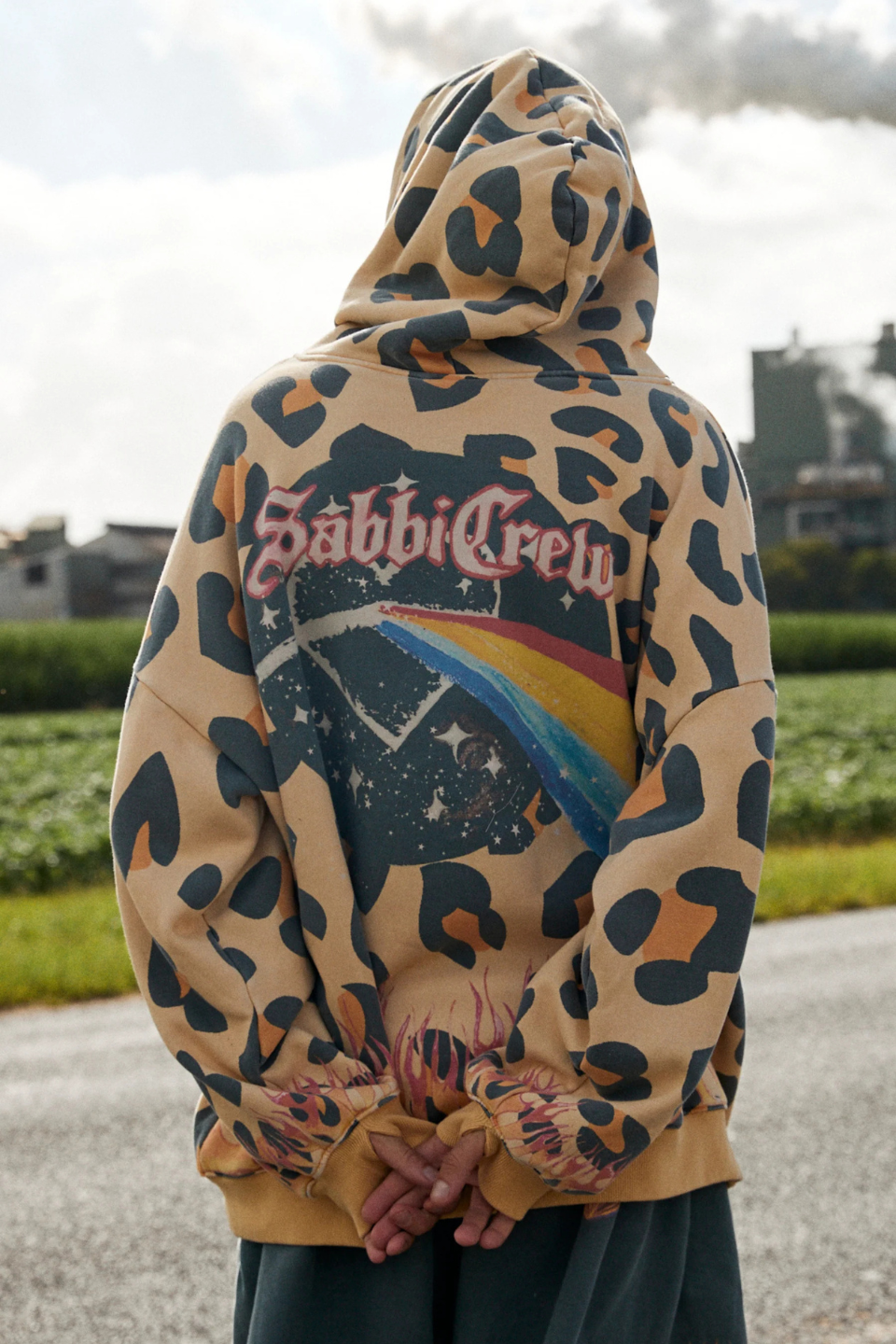 SABBI THE FLAMING LEOPARD HOODIE SABBI