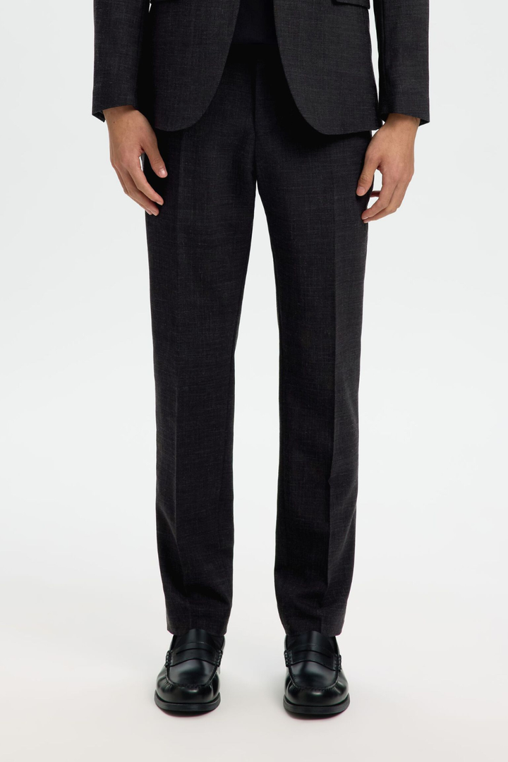 SLIM FIT SUIT TROUSERS - Hot Peppers Clothing