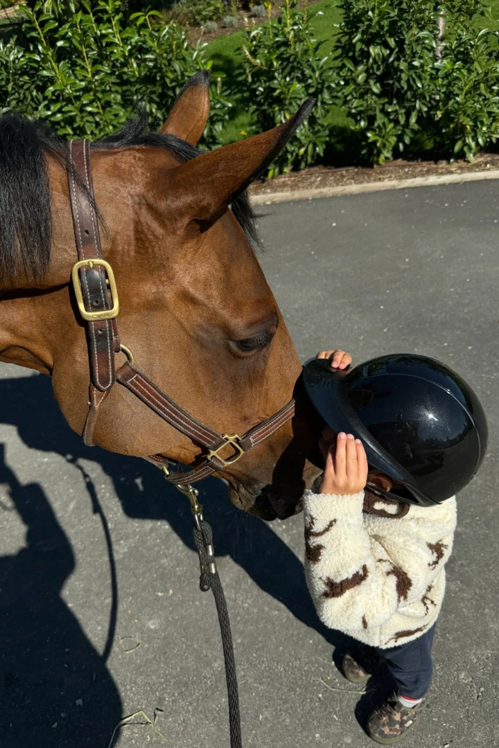 Brunette The Label Kids Wild Horse Sherpa Jacket