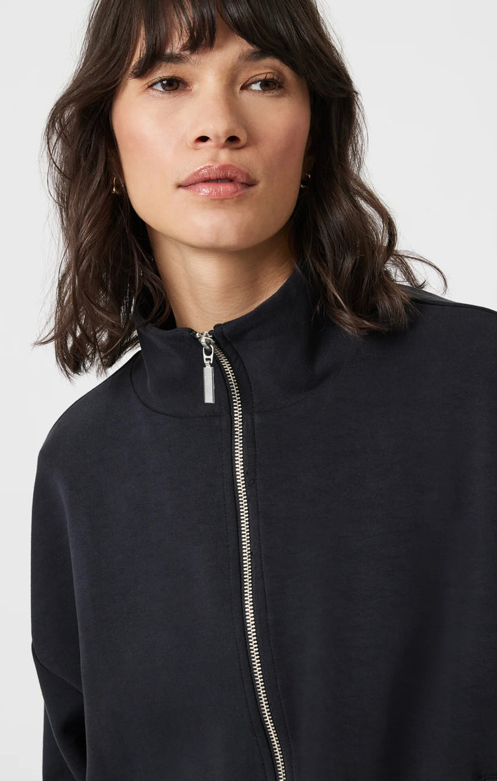 Sporty Luxe Tencel™ Full Zip Sweatshirt