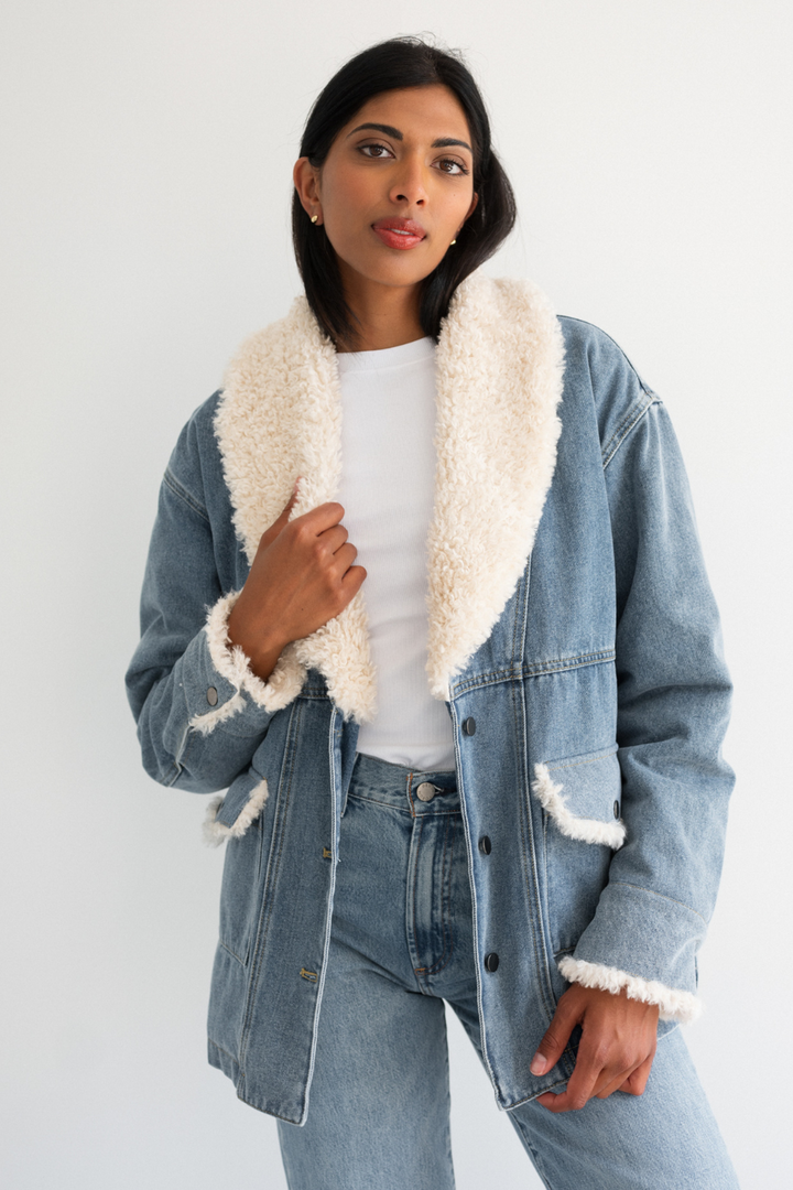 Sherpa Denim Jacket