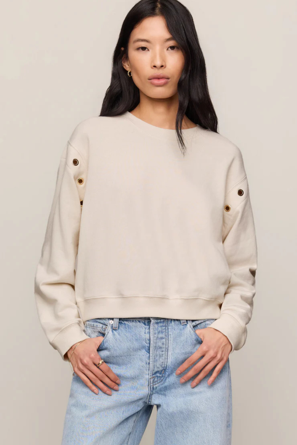 Z Supply Axel Grommet Sweatshirt