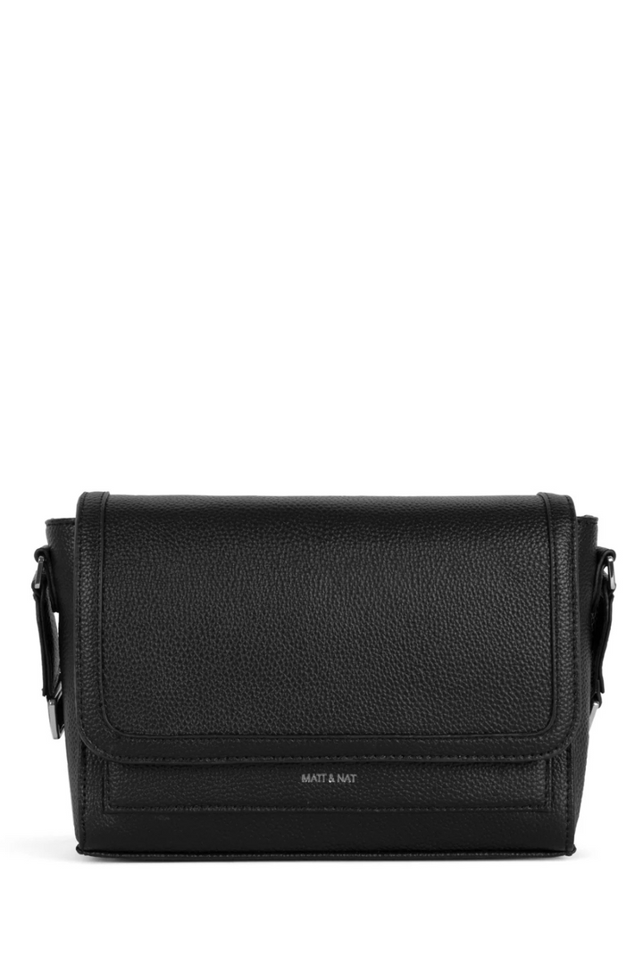 Sunny Vegan Shoulder Bag in Black