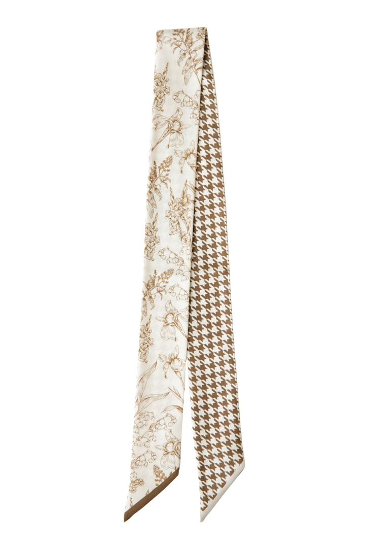 Palm Palm Brenna Silk Neck Tie Scarf Palm Palm