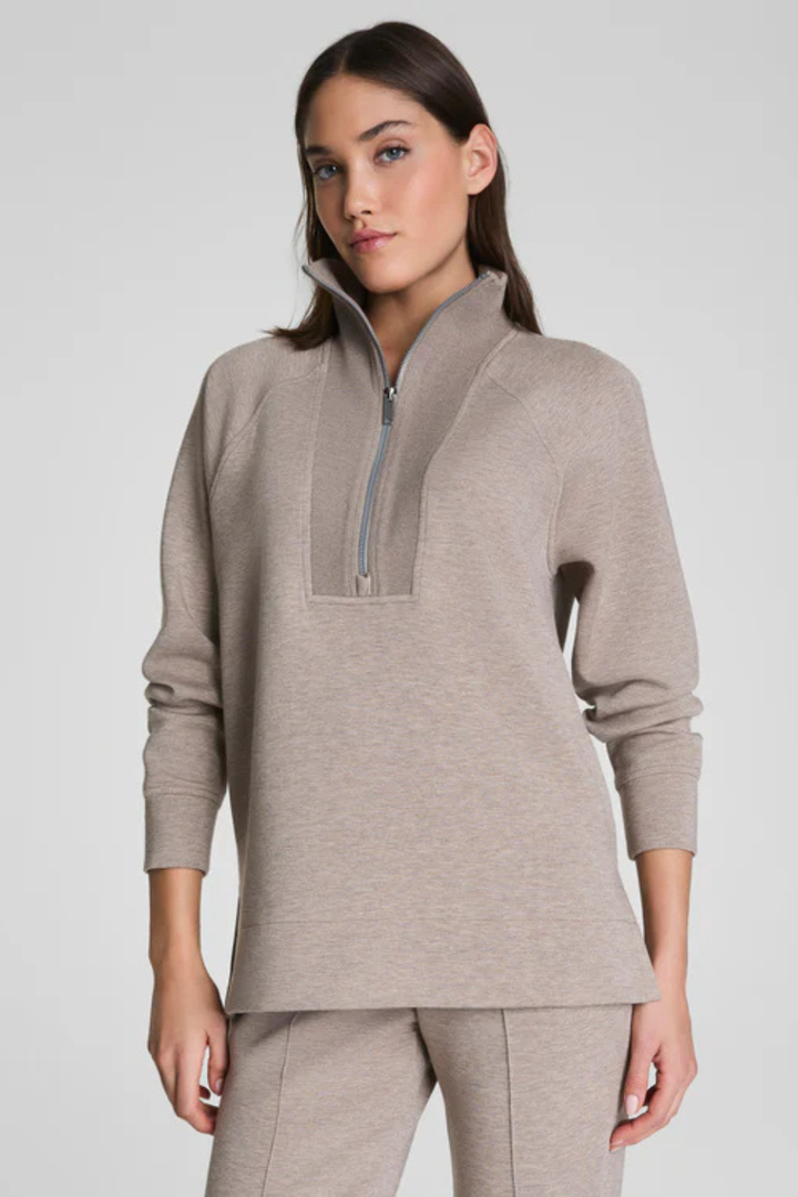 AirEssentials® Brushed Half Zip Tunic