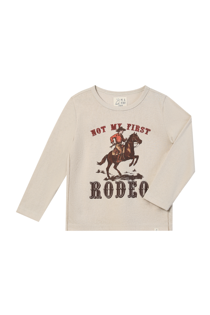 Me &amp; Henry Cherokee Not my first rodeo Printed Tee