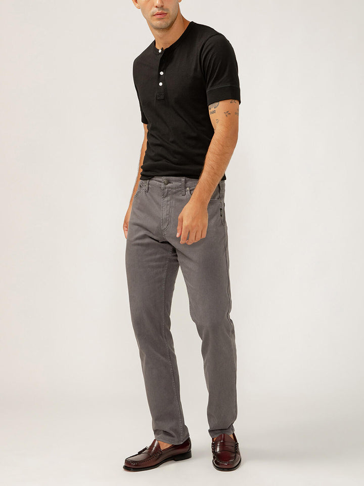 Silver Machray Classic Fit Slim Straight Leg Jeans SILVER