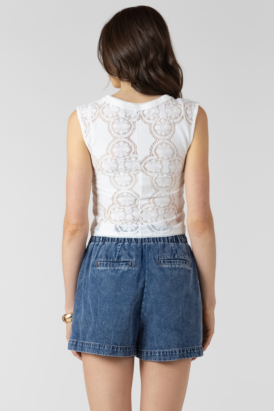 Dex Neria Drawstring Denim Shorts DEX