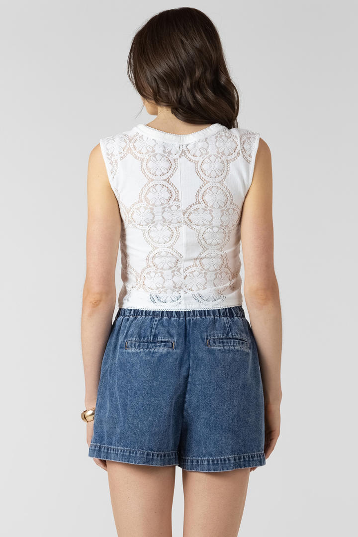Dex Neria Drawstring Denim Shorts DEX