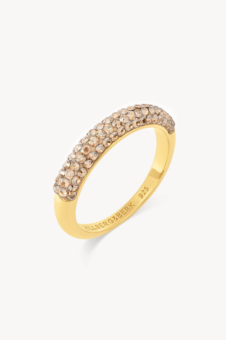 HILLBERG &amp; BERK Sparkle Stacker Ring