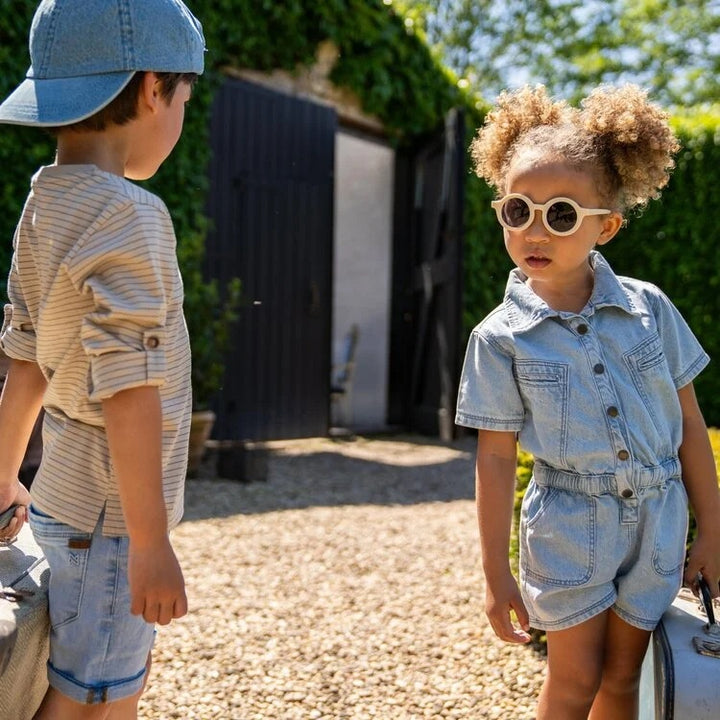 Denim Jumpsuit Short
