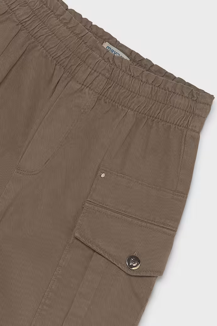 Mayoral Girl Twill Cargo Pants