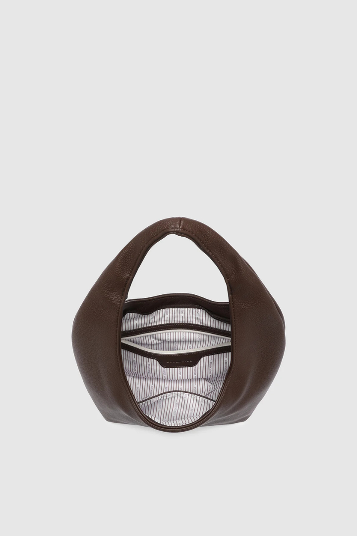 LOUENHIDE Mini Monaco Shoulder Bag in Chocolate - Hot Peppers Clothing
