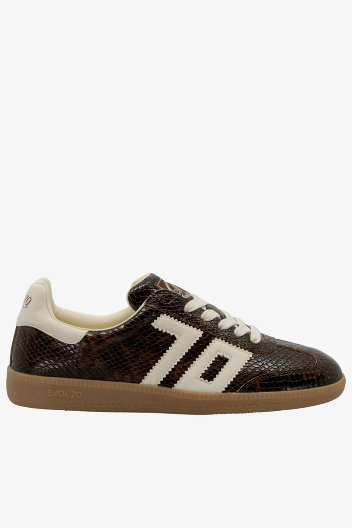 Back 70 CLOUD W26 in SNAKE COFFEE BUTTER Sneakers