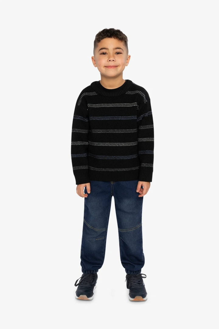 Deux Par Deux Black Sweater