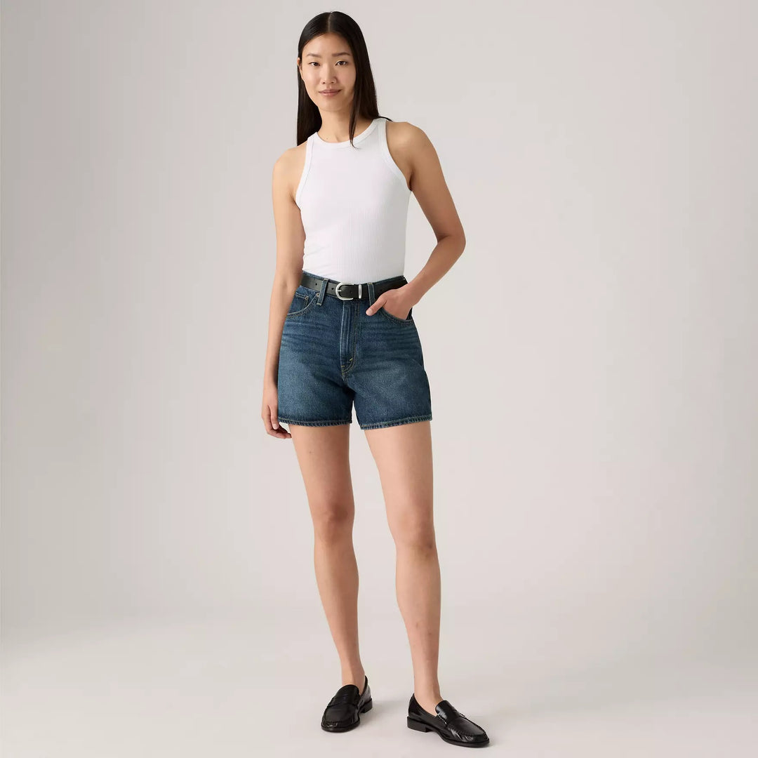 High Rise Cinch Mid-thigh Shorts