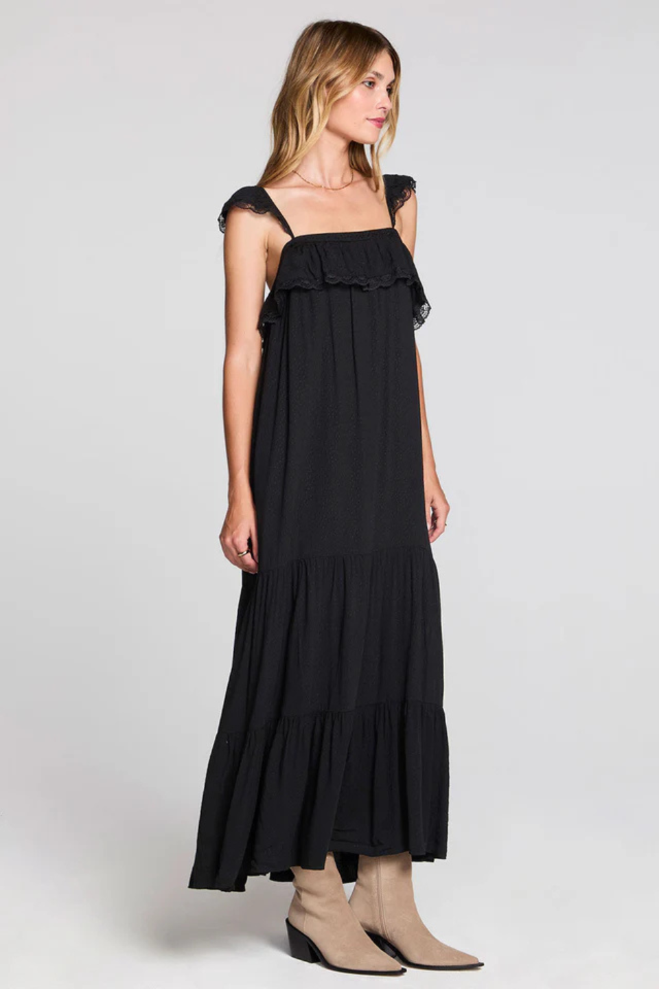 Saltwater Luxe Melia Black Maxi Dress Saltwater Luxe