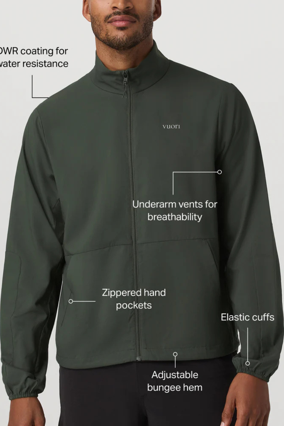 VUORI Terrain Jacket - Hot Peppers Clothing