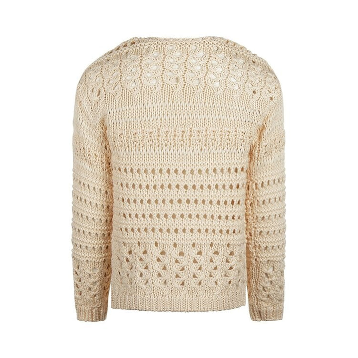 Cardigan | Off White Knitted