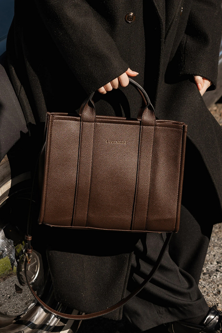 Manhattan Tote Bag in Chocolate