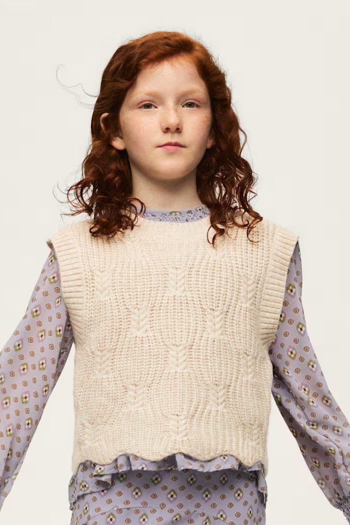 Mayoral Girl Knit Vest