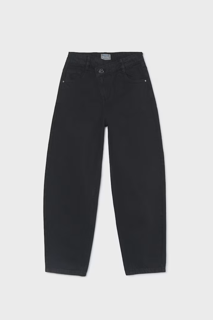 Mayoral Girls Twill Barrel Fit Pants