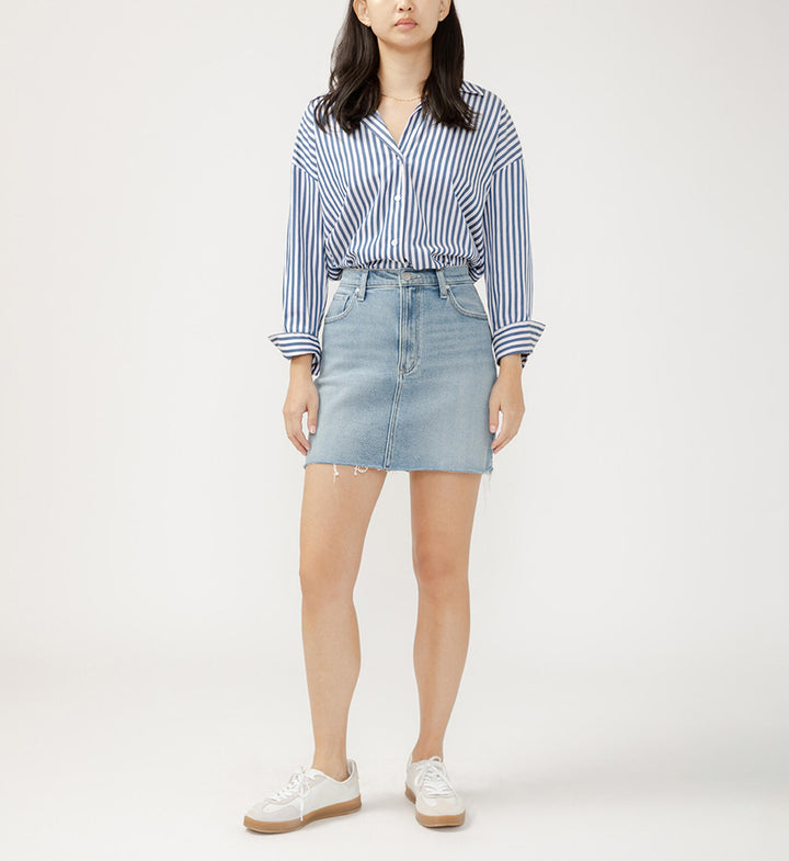 Denim Mini Skirt