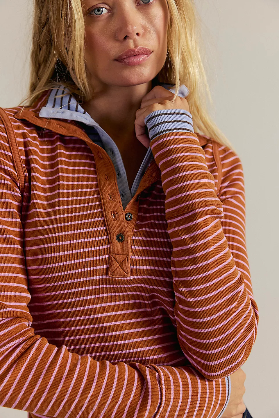 Lake Stripe Henley
