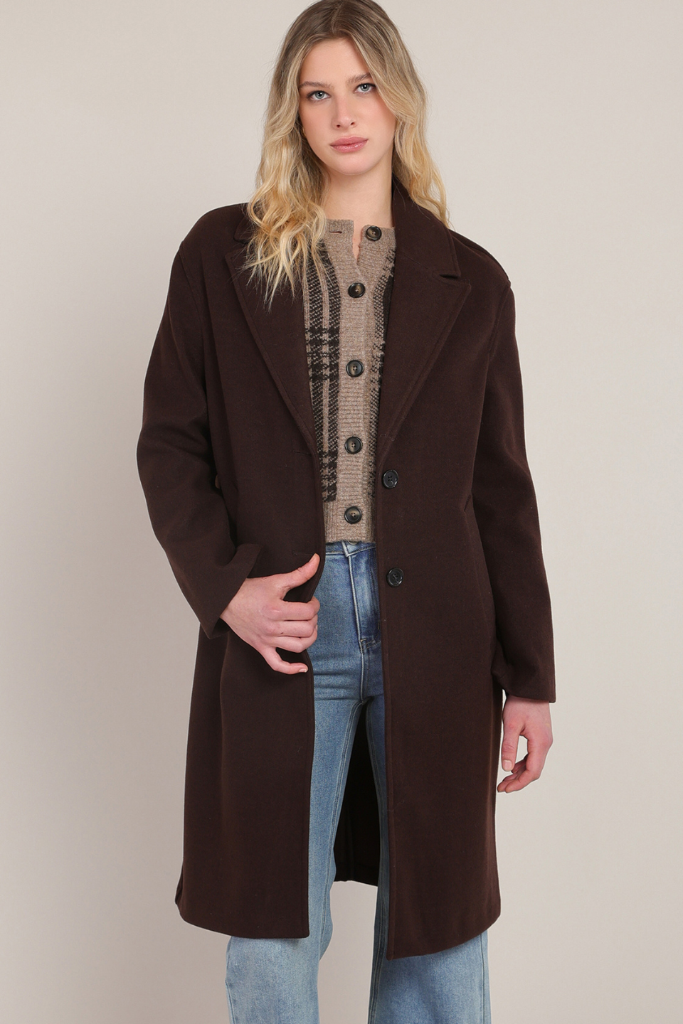 Room 34 Lennon Soft Longline Coat