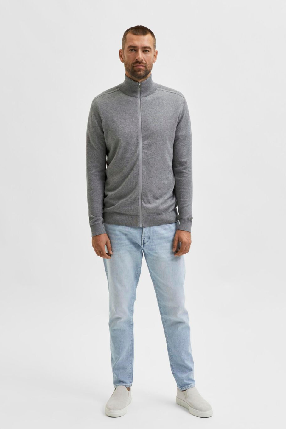 ZIP-UP CARDIGAN