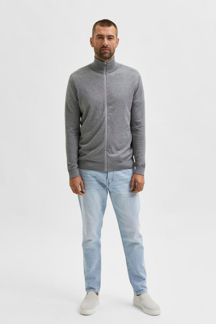 ZIP-UP CARDIGAN