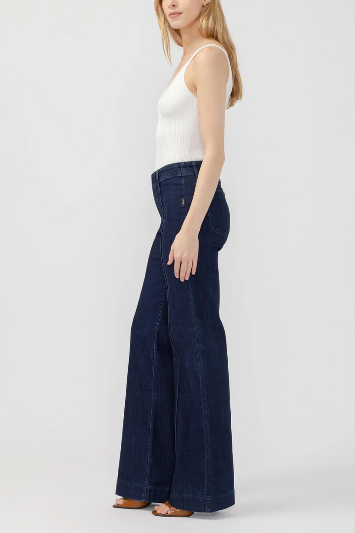Silver Suki Trouser Leg Jeans