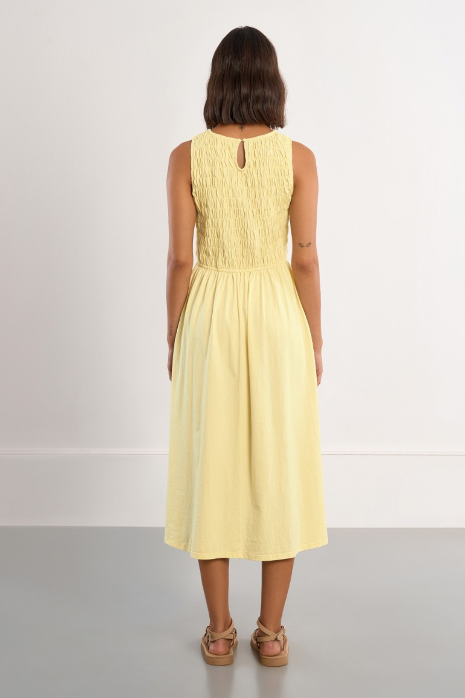 Cotton smocked dress - Hot Peppers Clothing