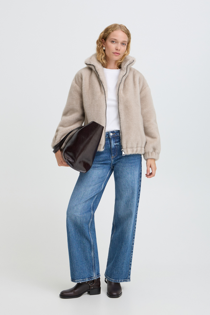 b.young Cornilla Teddy Jacket