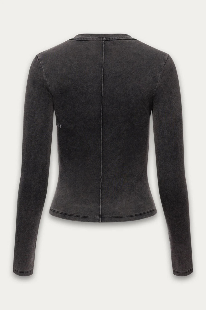 Brielle Vintage Long sleeve in Washed Black