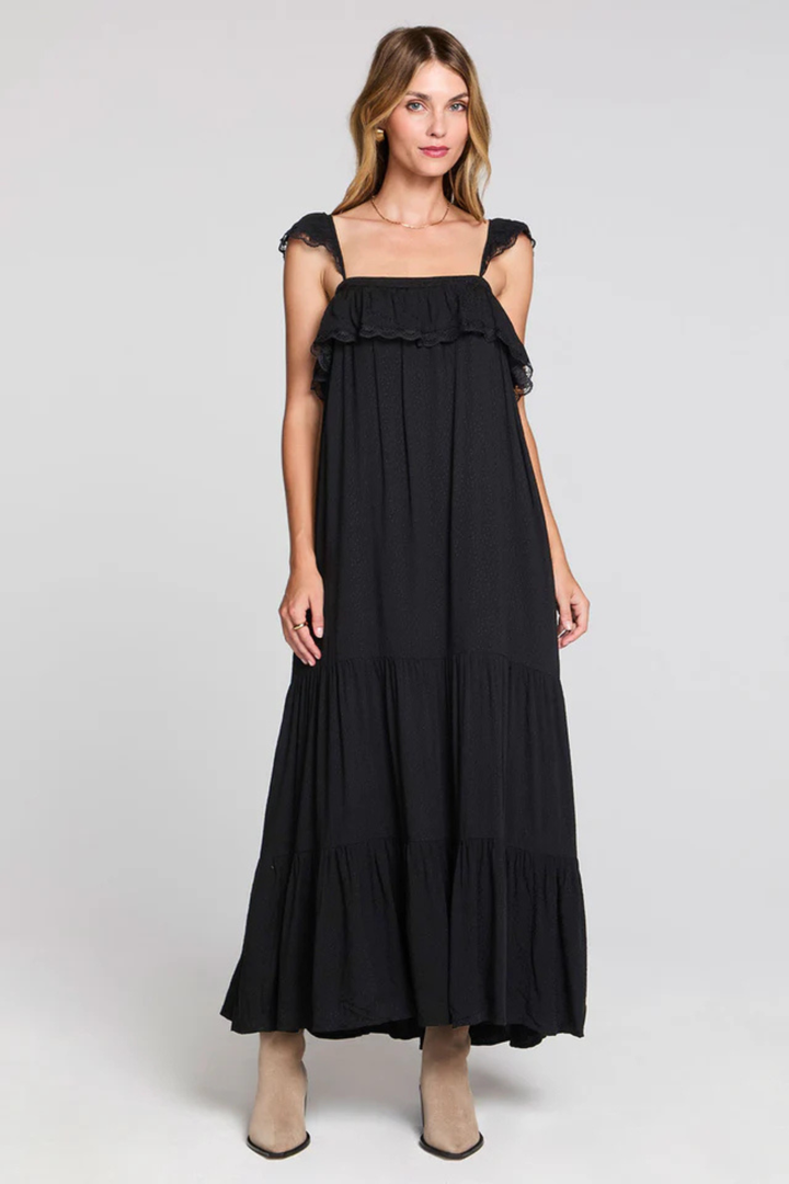 Saltwater Luxe Melia Black Maxi Dress Saltwater Luxe