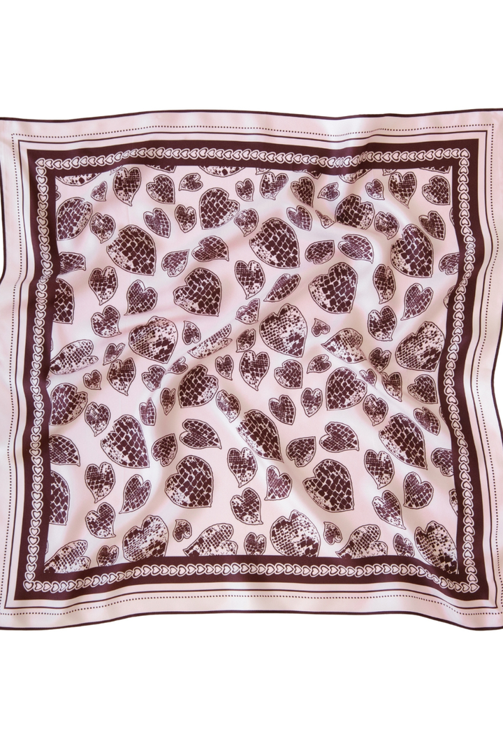 Palm Palm Ava Silk Neck Scarf Palm Palm