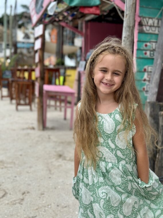 PATCH POCKET SUMMER DAY DRESS