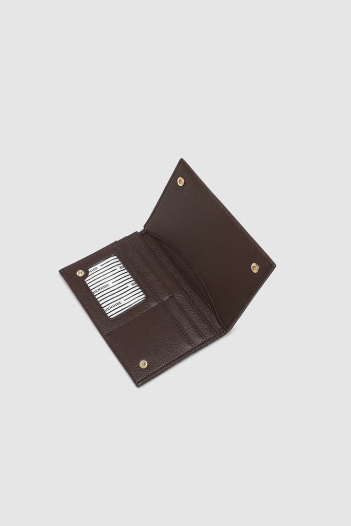 LOUENHIDE Venice Passport Holder in Chocolate - Hot Peppers Clothing