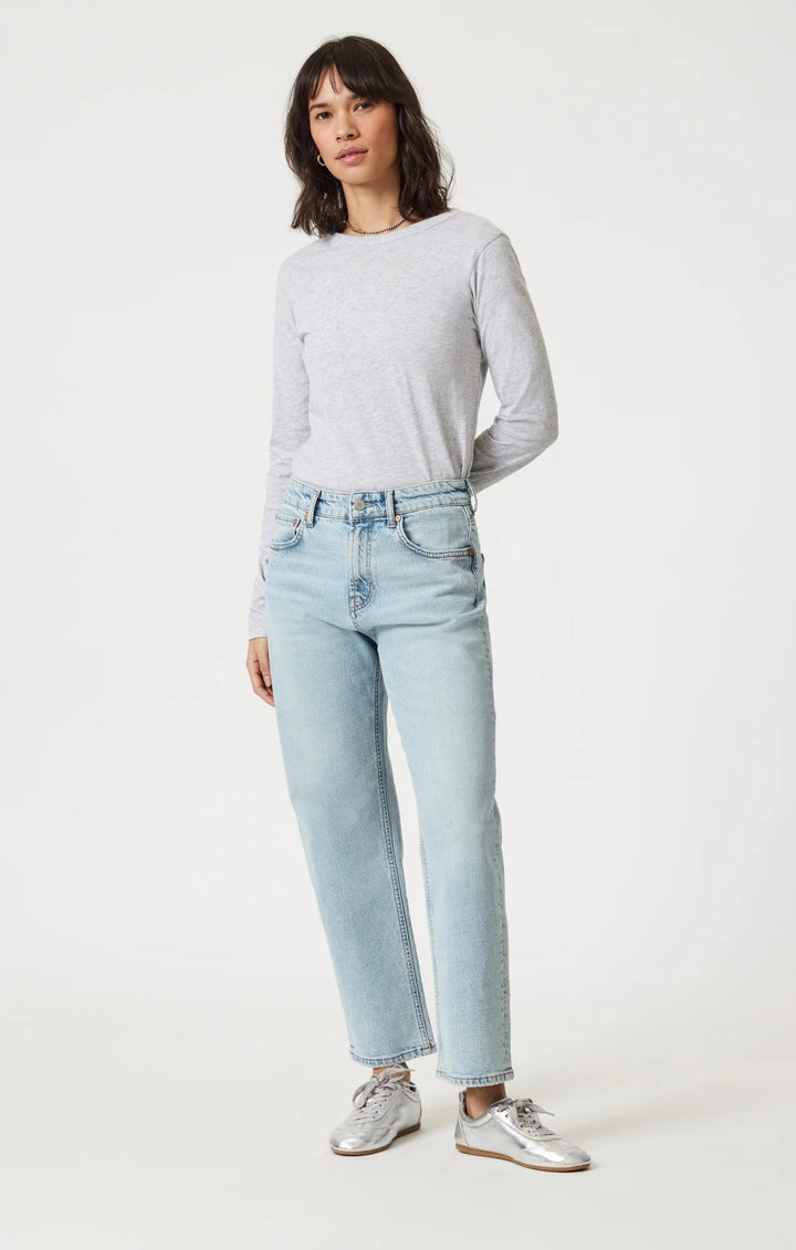 Savannah Straight Leg Jeans | Bleached Classic Blue