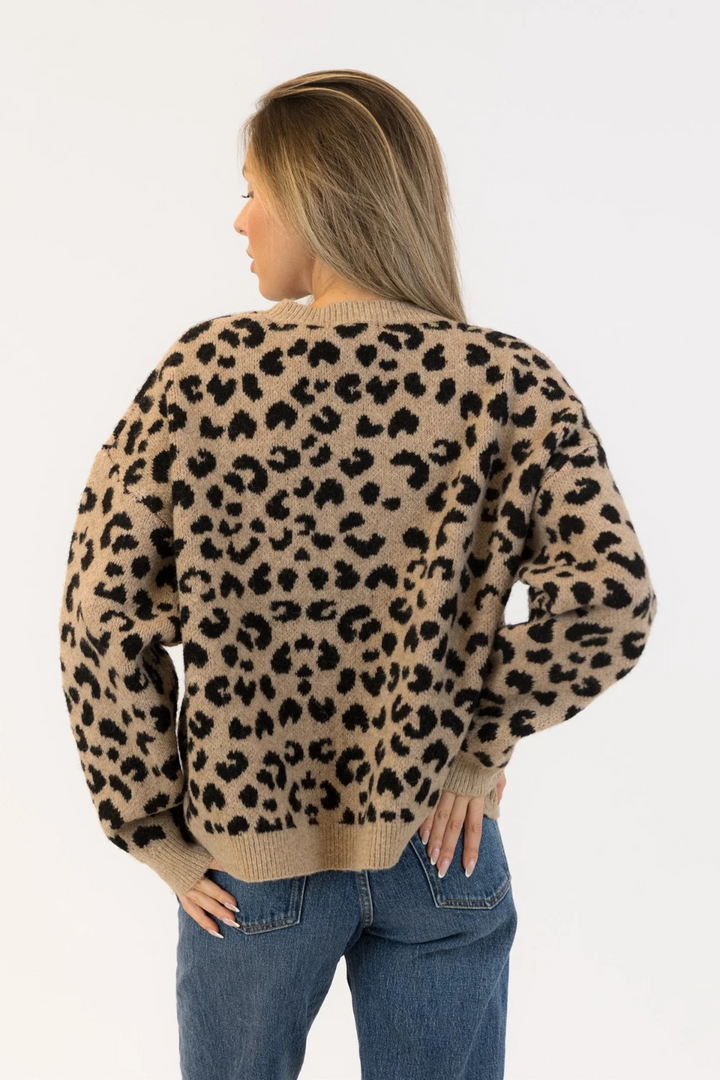 Jessie Animal Pullover Sweater