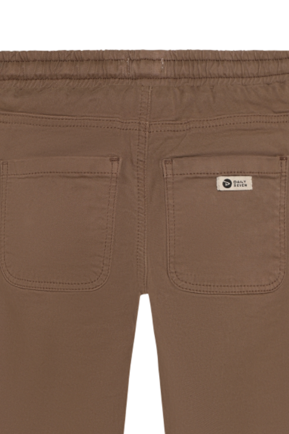 Daily Seven Trousers Straight Fit - Almond Brown